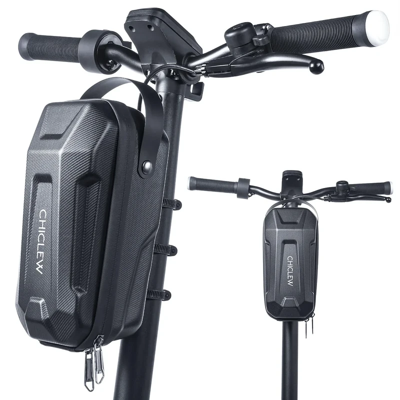 CHICLEW 3L Große Kapazität Scooter Tasche, Schnellverschluss wasserdichte E Roller Tasche, Tragbare Tasche E Scooter, Lenkertasche Escooter für Xiaomi Mijia Sedway Ninebot