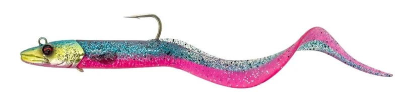 Savage Gear Conger EEL - Ultimativer Raubfischköder, mehrere Farben, 50g-200g, Meeresköder, Heilbuttköder, Gummifisch, Jig-Köder (Skyback Candy, 160g)