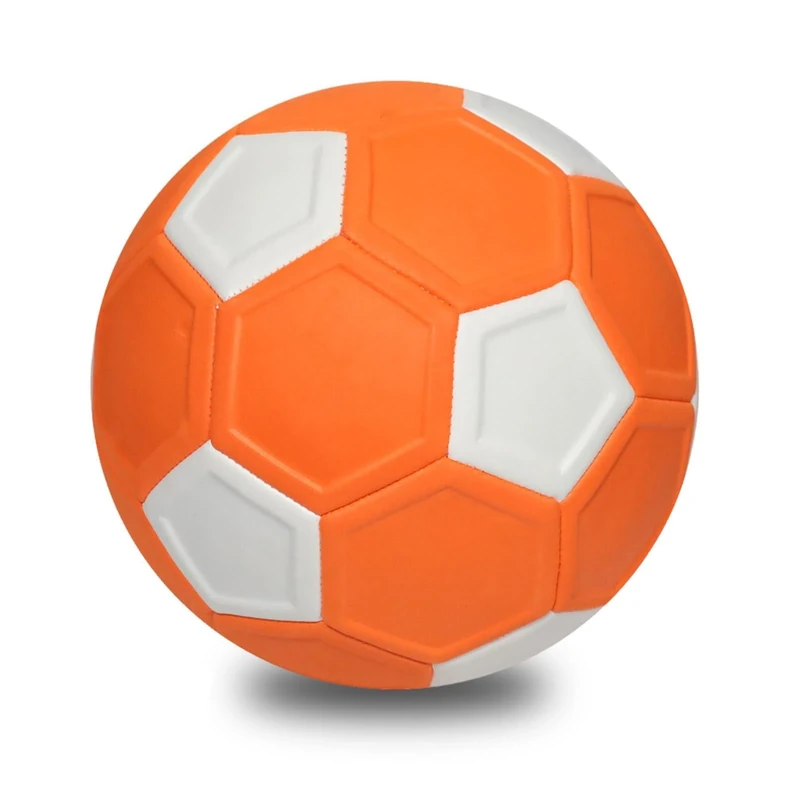 Ycaaeo 20cm Curve Ball Fussball Größe 5,Curveball Fußball Eva Gummi Softball, Kurvenball Fussball für Fußballtraining Drinnen und Draußen