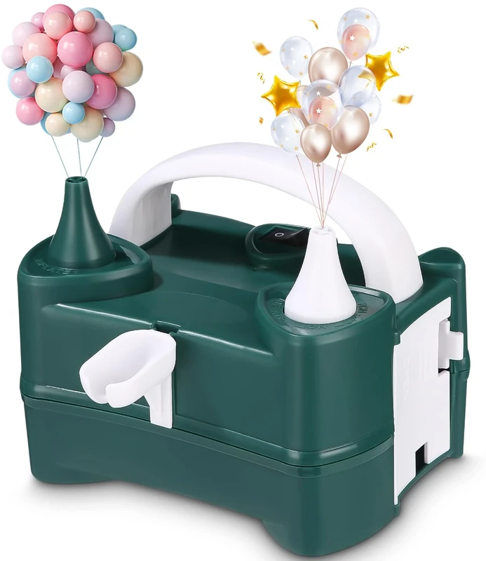 Luftballonpumpe,Ballonpumpe Elektrisch,Elektrische Luftballonpumpe,Ballonpumpe,Ballon Pumpe 400W,Elektrische Luftpumpe Ballon, Luftballonpumpe, für Geburtstagsfeiern, Party, Hochzeitsfeiern