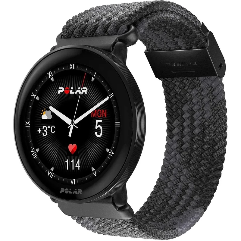 Polar Ignite 3 – Fitness- & Wellness-Smartwatch mit GPS & geflochtenes Armband, Schlafanalyse, AMOLED-Display, 24/7-Activity Tracker, HF, personalisierten Trainingseinheiten, Echtzeit-Sprachführung