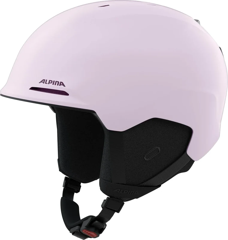 ALPINA BRIX – individuell Verstellbarer Skihelm für Erwachsene, mit herausnehmbaren Innenfutter, besonders stoßabsorbierend - Smoke Rose matt - S (51-55 cm)