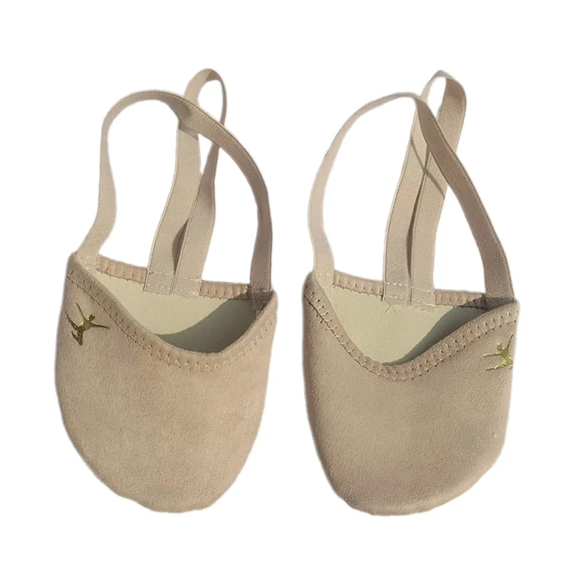 pumpumlia Damen Tanzsocken Rhythmische Gymnastik Halbsohlen Ballett Bauchtanz Halbsocken