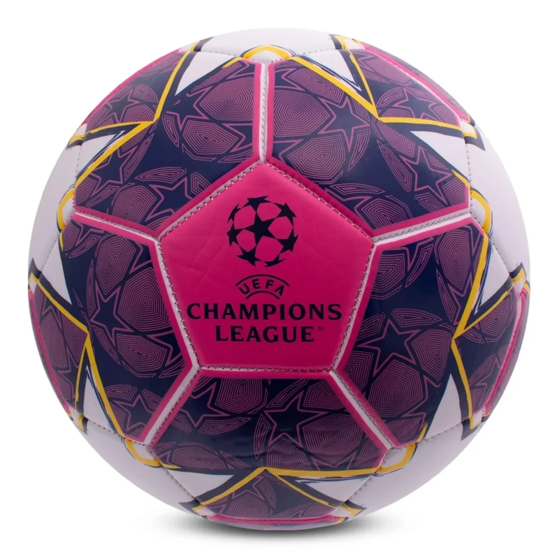 Hy-Pro UEFA Champions League Fußball Größe 5 – Offiziell lizenziert, Trainings- & Matchball, Fan-Merchandise, Sammlerstück, Geschenkidee, Lila/Blau