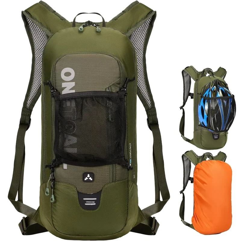 LOCAL LION Fahrradrucksack Skirucksack klein für Damen Herren 6L Ultraleicht wasserdicht zum Skifahren Radsport Camping
