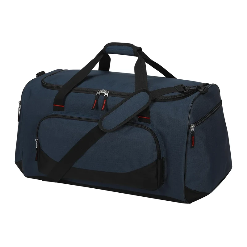 LONALIA Sporttasche Reisetasche Herren Groß 55L - Weekender Gym Bag Fitness Tasche für Sport Training Urlaub Fußball (Marineblau)