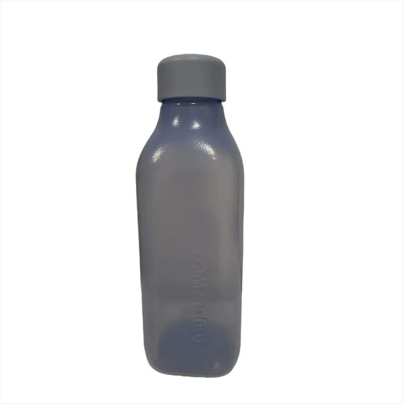 Tupperware to Go Eco 500ml EcoEasy Öko quadtratisch Flasche Drehverschluss für Kohlensäure geeignet lieferbar (lila flieder)