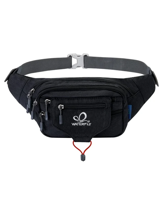 WATERFLY Bauchtasche Gürteltasche Damen und Herren Sport Hüfttasche für Laufen Fitness Joggen Wandern