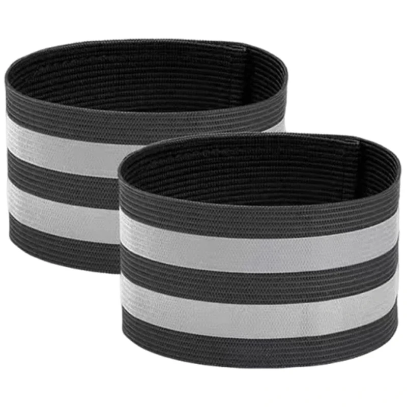 HZXINYI 2 Stück Hosenklammer Fahrrad - Elastisch Reflektorband Sicherheitsband Reflektorbänder, Hosenschutz Fahrrad Reflektierende Bänder Sicherheits Reflektoren Hosenclip für Radfahren Joggen