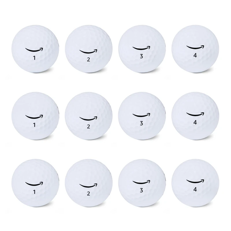 Amazon Basics Core Soft Golf Balls, 12-Pack, White