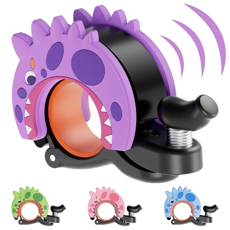 Fahrradklingel Kinder 2025 Neue, Klingel Fahrrad Kinder 120dB, Fahrradklingel Mädchen, Klingel Kinderfahrrad für Bike MTB Mountainbike 22.2-25.4mm