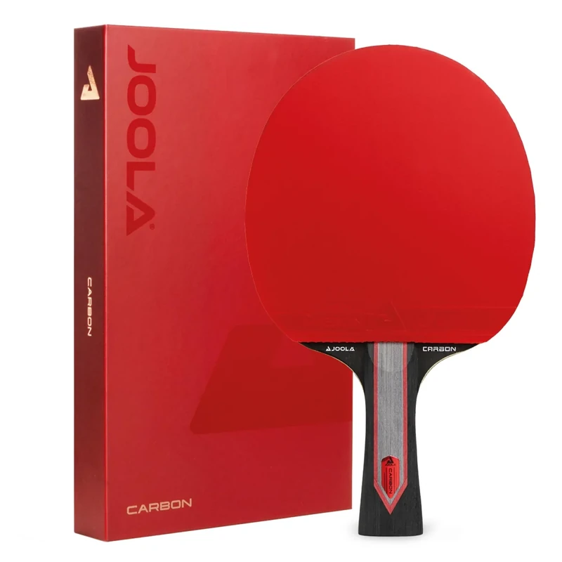 JOOLA Tischtennisschläger RED Carbon Pro/Control/X – Carbon Tischtennisschläger mit Magnetbox