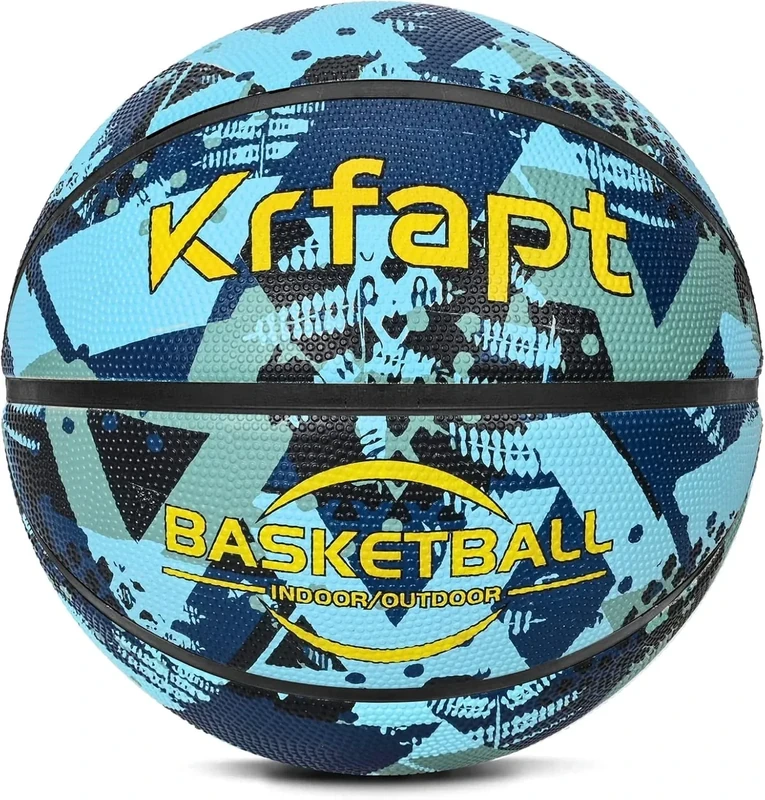 Kinder Mini Basketball Größe #3 ideal auf die Jugend Kinderhände für Ausbildung weicher Basketball mit griffiger Oberfläche (Blau, 3)