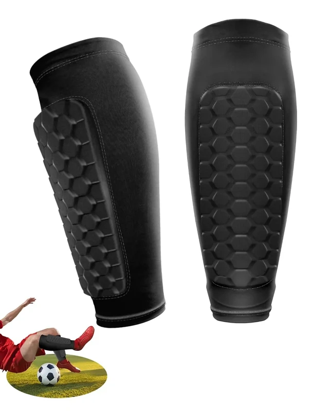 Meayll 2025 Schienbeinschoner Fußball Herren & Damen – Innovativer Rundumschutz Schienbeinschoner mit Atmungsaktivem, Rutschfestem, Für den Fußball konzipiert | Inkl. Aufbewahrungsbeutel (XL)