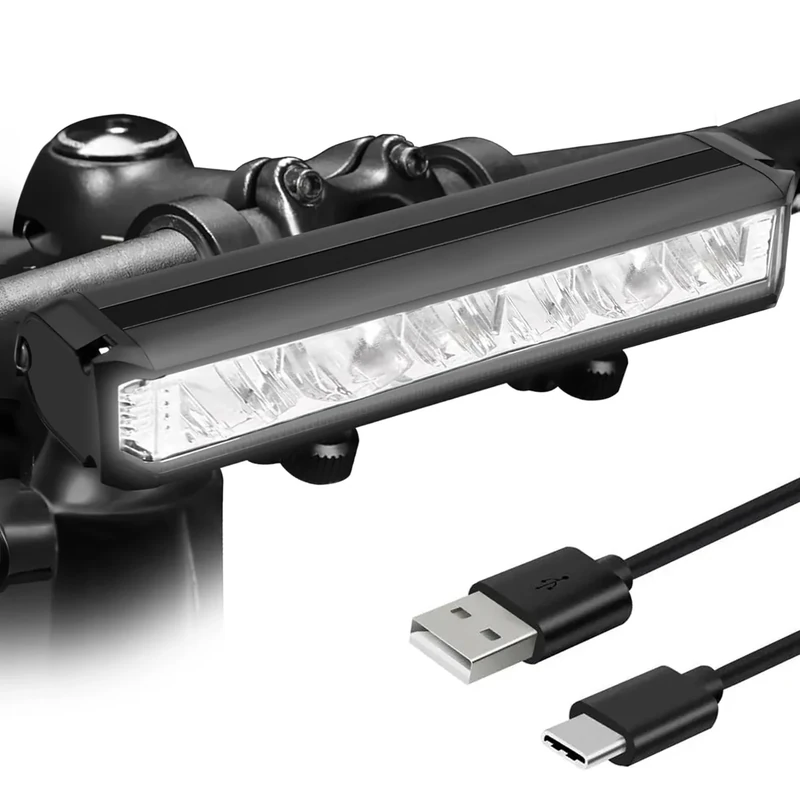 Glückpa LED Fahrradlicht Vorne,3000 Lumen,8000mAh USB C Aufladbar Akku Fahrrad Licht Vorne,StVZO Standard Fahrradbeleuchtung,IPX5 Wasserdicht Fahrradlampe Vorne