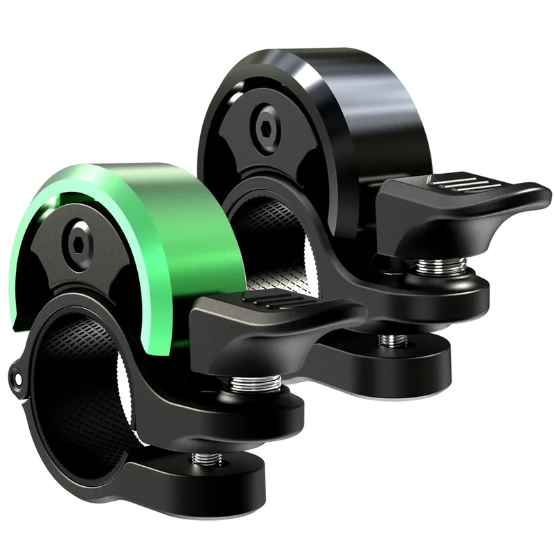 Greallthy Fahrradklingel, Mini Aluminiumlegierung Klingel Fahrrad Super laut Fahrrad klingel, 2025 Neue Aufrüstung Fahrradglocke für MTB Rennrad Ebike Mountainbike, 19-25.4 mm Lenker.