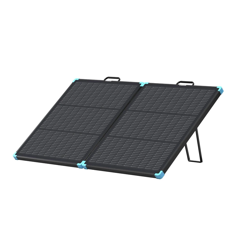 Renogy Solarzellen, 100 W, tragbarer, leichter Solar-Koffer, N-Typ, 25% hocheffizient, faltbares Panel, 62 x 50 cm, schnelle Einrichtung mit Ständer, IP67 wasserdicht, für Wohnmobil, Camping