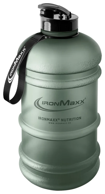 IronMaxx Water Gallon - Frosted Mineral Green 2200ml | BPA & DEHP frei | auslaufsichere Trinkflasche mit Messskala | in verschiedenen Farben erhältlich - Image 1