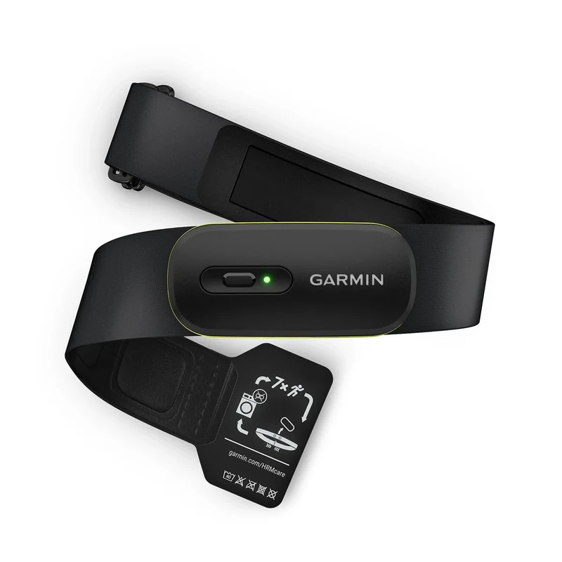 Garmin HRM 600 - Herzfreqzenz-Brustgurt zur Messung von präzisen Herzfrequenz- und HFV-Daten, Schritten, Geschwindigkeit und Distanz, bis zu 2 Monate Akkulaufzeit mit aufladbarem Akku, Größe M-XL