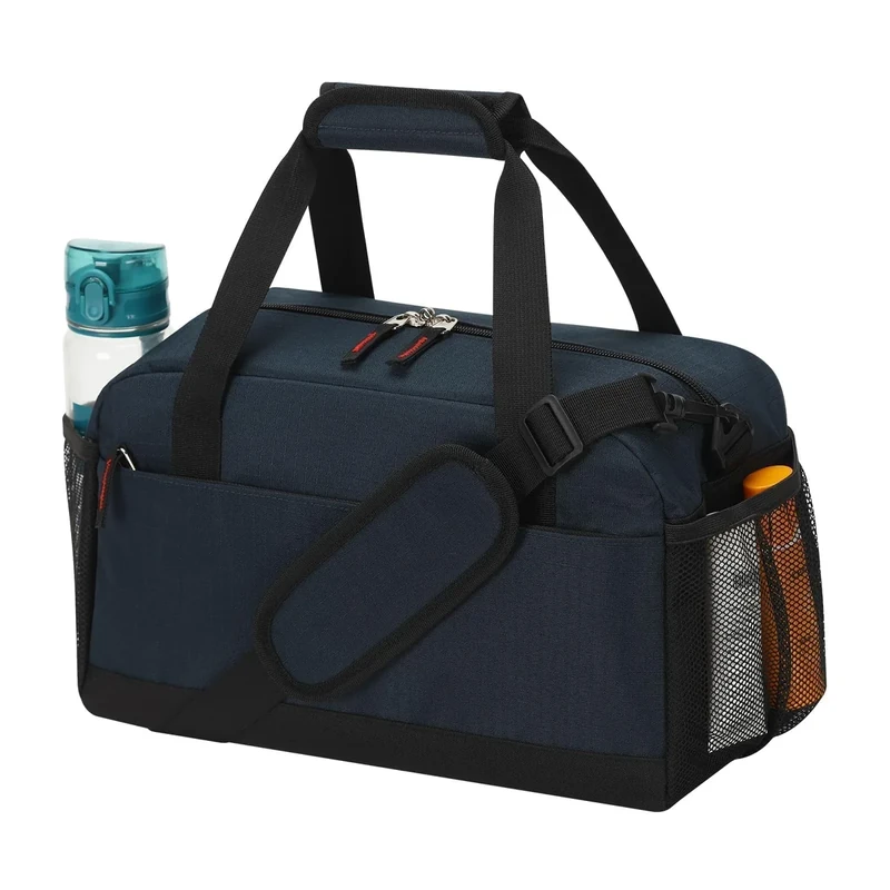 LONALIA Kleine Sporttasche mit Nassfach - 35×20×20cm Handgepäck, Mini Duffle Bag mit Mehreren Fächern für Sport, Weekender, Kurzreisen - Marineblau