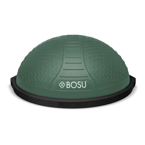 Bosu NEXGEN Balance Krafttrainer, Multifunktionaler 66.0 cm Gymnastikball, Heim-Fitnessgerät für Ganzkörpertraining, Militia Green mit schwarzem Rand