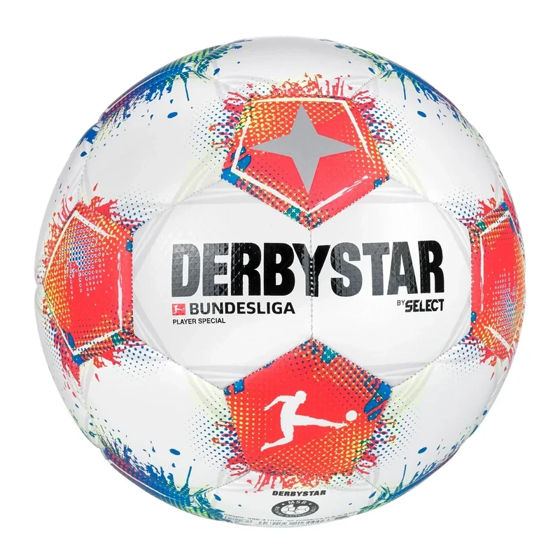Derbystar Bundesliga Fußball 2025/2026, Offizielles Design, Größe 5 Freizeitball, Kickerball, Präzises Flugverhalten