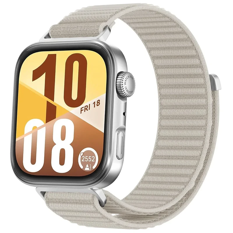 OUTPUTBT Nylon Armband mit für Huawei Watch Fit4 Pro/FIT 4/Fit 3 Armbänder Sport für Huawei Fit3/Fit4 Ersatzarmband für Herren Damen Sternenlicht