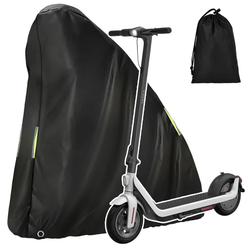 Flintronic Elektroroller Abdeckung, für die meisten Elektroroller, Schützen vor Staub Schmutz Schnee Sonnenlicht Regen, für drinnen & draußen, 120 * 115 cm