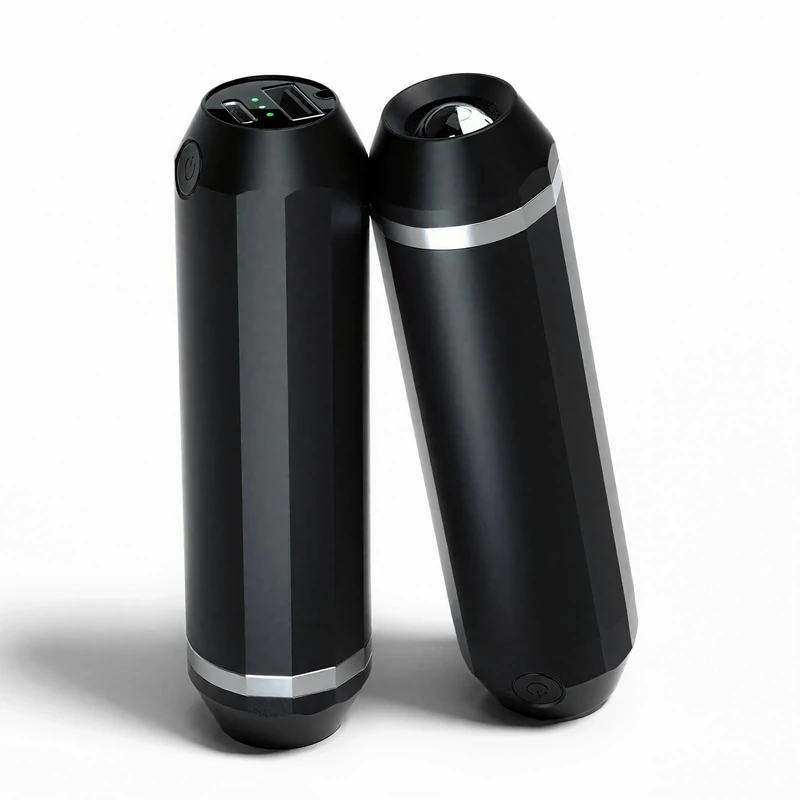 ZHENNBY Handwärmer Elektrisch, Taschenwärmer Magnetische Hand Wärmer 10000mAh, mit powerbank Aufladbare Handwärmer Wiederverwendbar Ultra Leicht 3 Stufen Heizung Hand Warmer für Outdoor - Schwarz