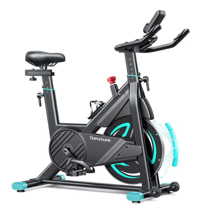 TOPUTURE Heimtrainer, magnetisch, 100 Stufen