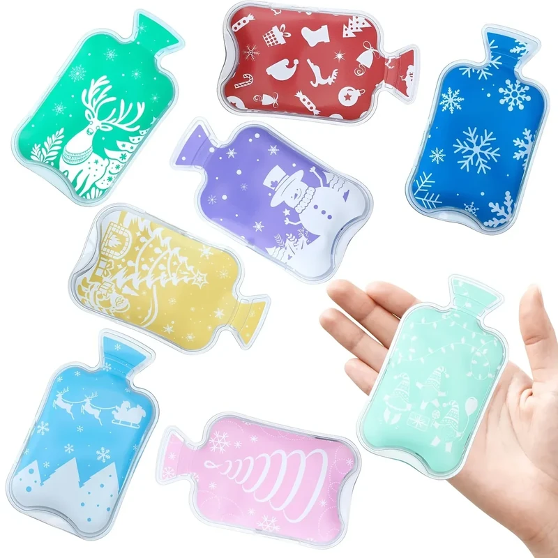 Newofview 8 Stück Taschenwärmer Wiederverwendbar, Handwärmer Kinder Fingerwärmer für Kinder und Erwachsene Wärmepad für Unterwegs