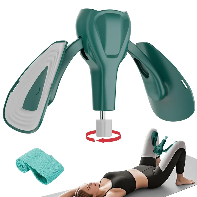 TINRIEF Upgraded Thigh Master, 0-35.9 kg Adjustable Inner Thigh Exerciser, Beckenboden Exercise Devices Muscle Trainer for Women, Kegel Leg Toner Trainer, Workout Equipment for Glutes Arms and Core