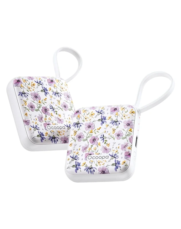 OCOOPA Handwärmer Elektrisch 2er Set, 3 Stufen Wärme, 7H*2 Lange sichere Wärme Taschenwärmer Wiederverwendbar, Passend für Handschuhe, Elektrische Handwärmer USB, Geschenke für Frauen, Pendeln