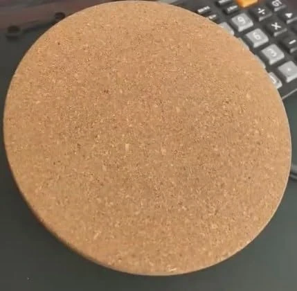 Healfith Balance Board Halbkugel aus massivem Kork | Ø 15 cm | Höhe 7 cm | Passend für Balance Boards (Natur-1)