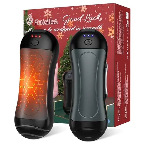 Handwärmer Elektrisch Wiederverwendbar 2 Pack, Grau