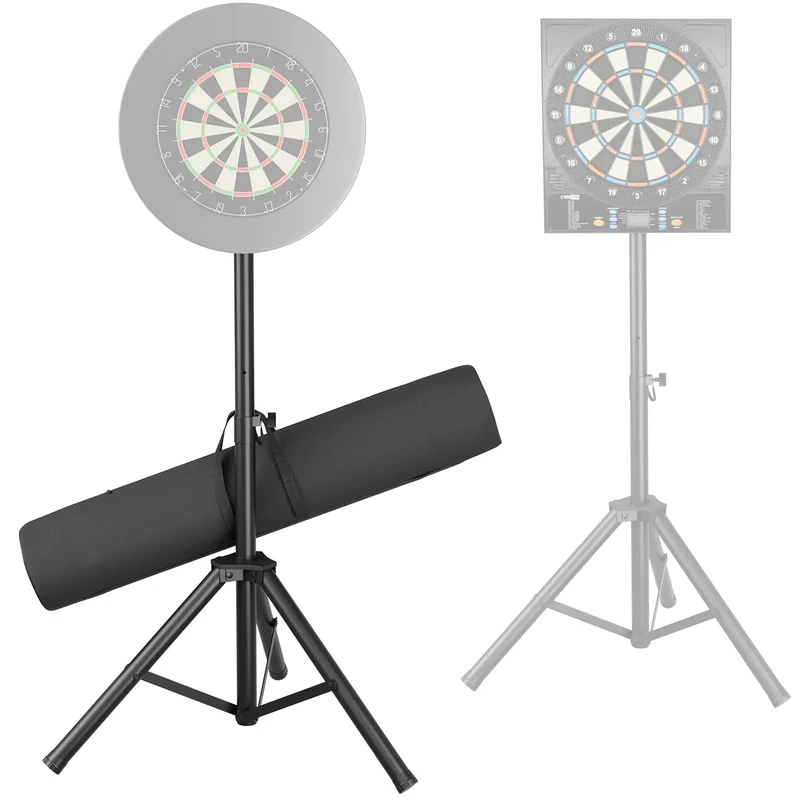 Heavy Duty Dartständer für Dartscheibe mit Tragetasche – Faltbar Dartscheibe Ständer Höhenverstellbar(106-200cm) – Tragbar Ständer für Klassische & Elektronische Dartboards – Extra Stabil - Image 1