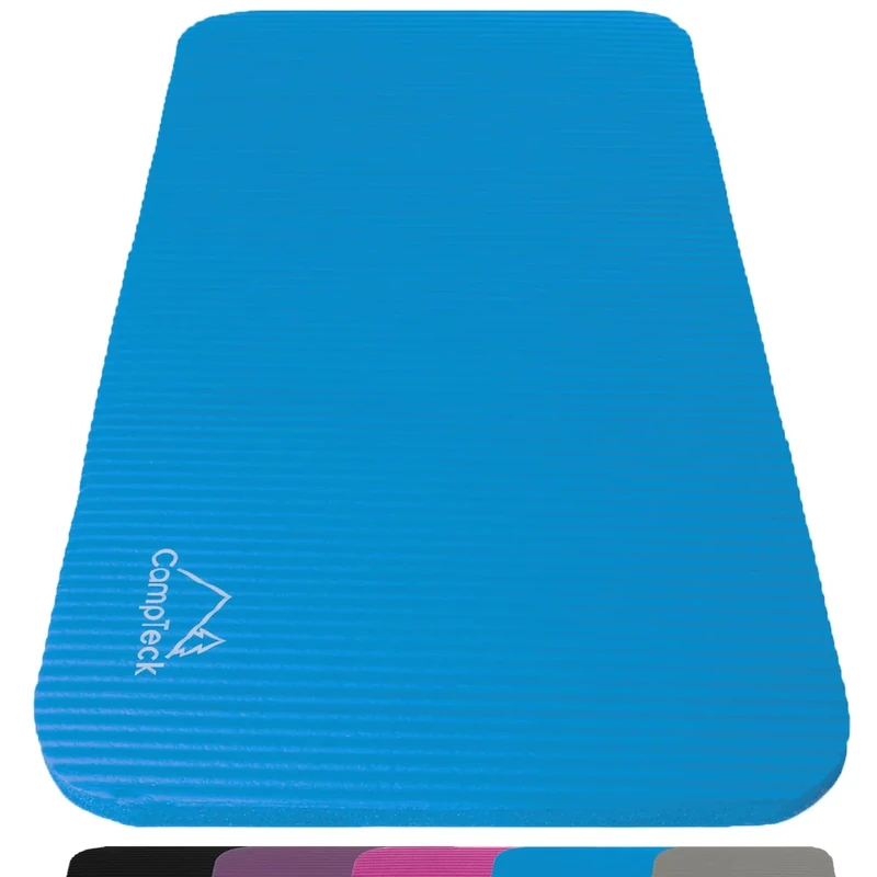 CampTeck rutschfestes Yoga Pad weiche Schaumstoff Yoga Knieschoner für Fitness, Training, Sport, Fitnessstudio, Pilates usw. (Blau)