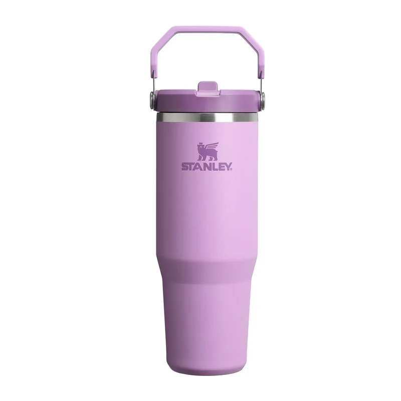 STANLEY Flip Straw Tumbler 1.0 Trinkflasche Mit Strohhalm 0.89L - Thermosflasche Hält 12+ Stunden Kalt - Spülmaschinenfest - Sportflasche - Wasserflasche BPA Frei - Lilac - Image 1