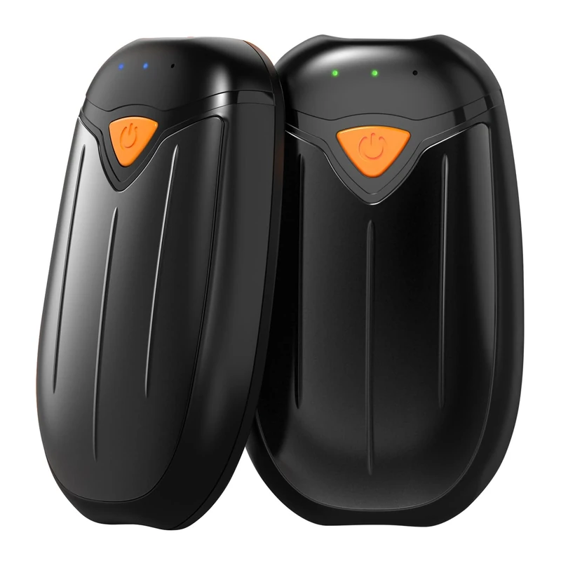 Handwärmer Elektrisch Wiederaufladbar 2er-Pack, 8000mAh 3 Heizmodi Taschenheizung 3s Schnelles Aufheizen bis 50℃, 10h+ Wärme,Geschenke für Männer Frauen, für Outdoor Camping Golf Jagd