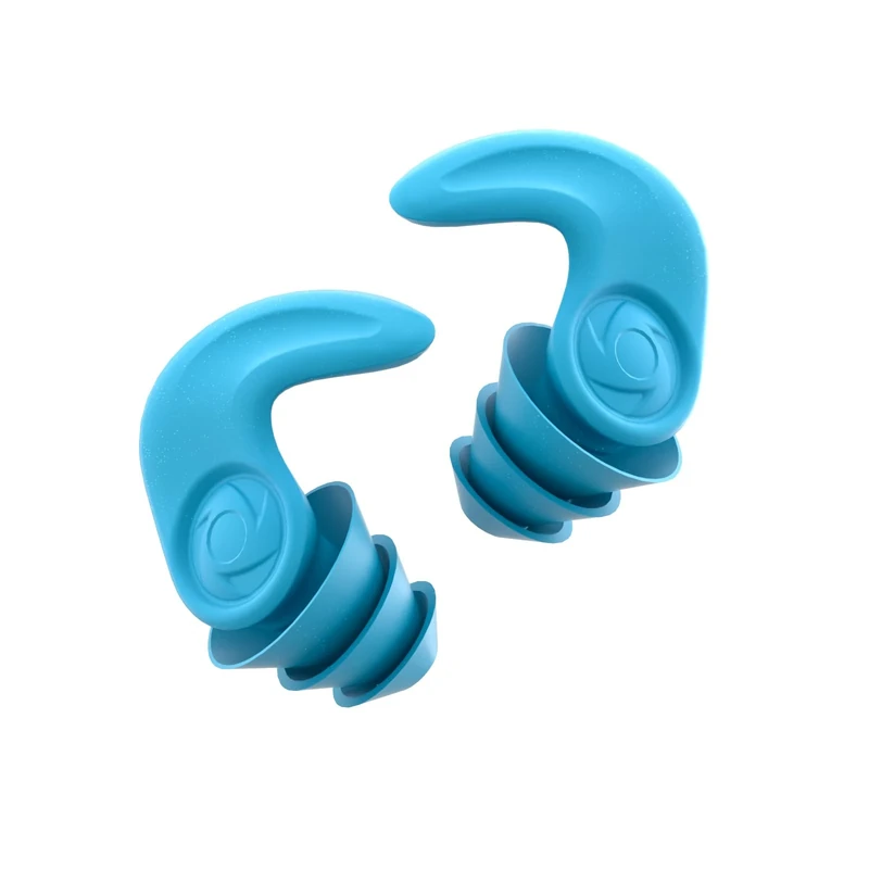 Ohrstöpsel zum Schlafen Gegen Schnarchen & Lärm - Ohrstöpsel Schwimmen Rutschfester Sitz für Seitenschläfer, Schwimmen und Sport - Ideal für Reisen, Büro und Bewegung Blau