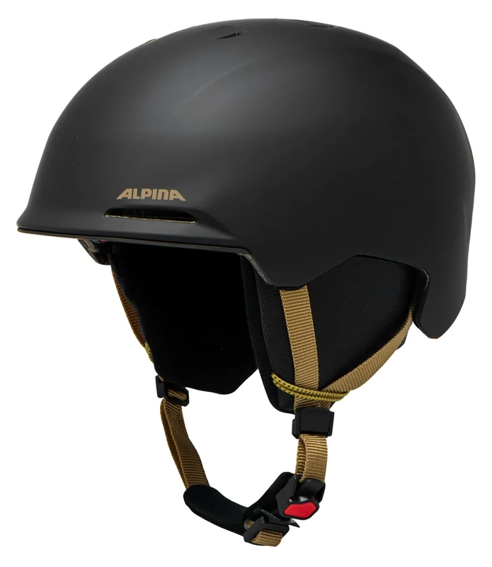 ALPINA CARNIA Skihelm Damen Herren – Leichter Ski- & Snowboardhelm – Black Prosecco 59-62