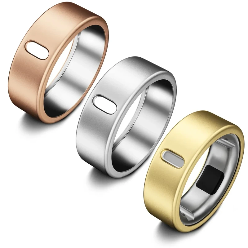 3 Stück Ringe Cover Kompatibel mit Oura Ring Gen 4/Gen 3 Horizon/Heritage/Ultrahuman Schutz, Abriebfestes Matt TPU Schutzhülle für Oura Protector Zubehör Herren Damen(Größe 8,Gold+Silber+Rosegold) - Image 1