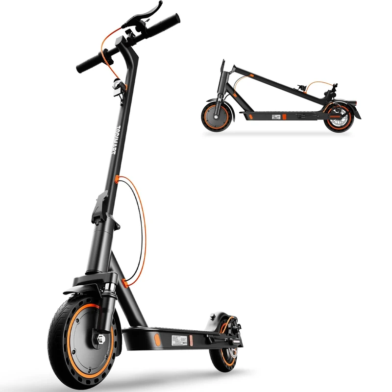 TODIMART Escooter Roller mit Straßenzulassung T6 ABE, 30 km Reichweite, 350W Motor, 8,5 Zoll Wabenreifen, Duales Bremssystem E Roller für Erwachsene