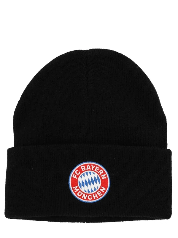 FC Bayern München I Strickmütze Logo I Unisex I Schwarz