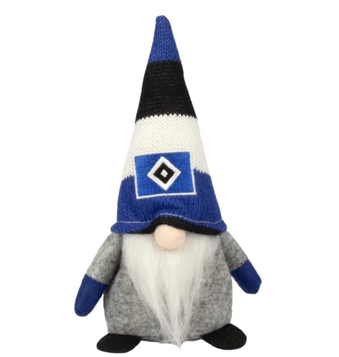 Hamburger SV HSV Weihnachtswichtel Weihnachten Dekoration BWS, ca. 18 x 14 x 6 cm, 100% Polyester