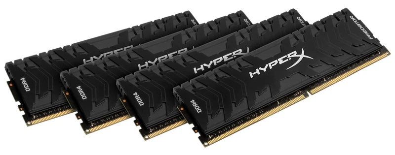 HyperX Predator HX426C13PB3K4/32 Mémoire RAM 2666MHz DDR4 CL13 DIMM XMP 32GB Kit (4X8GB) Noir - Image 1
