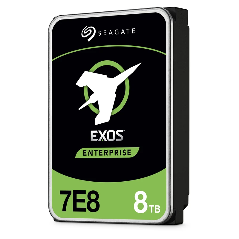 Seagate Exos 7E8, 8 To, Disque dur interne d’entreprise HDD, SATA, 3.5" (ST8000NM000A)