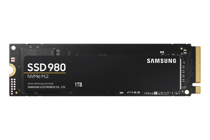 Samsung 980 MZ-V8V1T0BW | Disque SSD Interne NVMe M.2, PCIe 3.0, 1 To, Contrôle thermique intelligent - Image 1