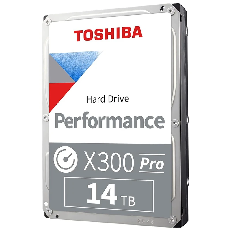Toshiba X300 Pro HDWR51JXZSTB Disque Dur Interne Haute Performance de 18 to pour Les Professionnels créatifs 3,5" – Taux de Charge de Travail jusqu'à 300 to/an CMR SATA 6 Go/s 7200 TR/Min 512 Mo de