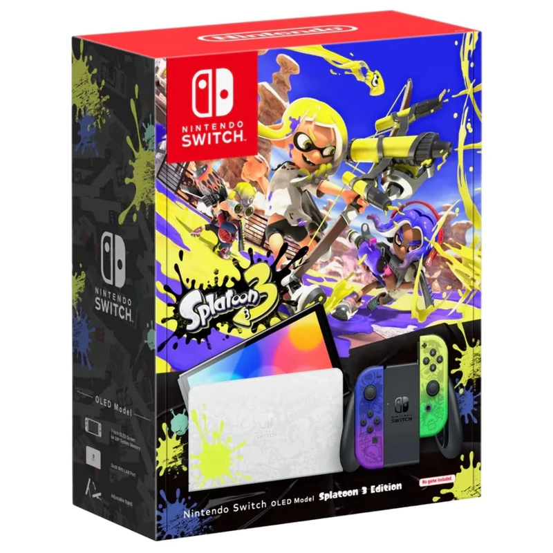 Nintendo Switch Oled Splatoon 3 Edition console de jeux portables 17,8 cm (7") 64 Go Écran tactile Wifi Multicolore
